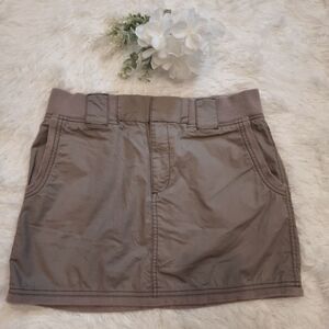 2/$20 GAP Mini Skirt Cotton Taupe